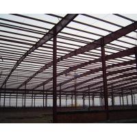 Quality Long Span Modern Steel Construction , Sandwich Panel Industrial Steel Buildings for sale