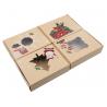 China Customized Open Window Kraft Paper Christmas Cookies And Candy Packaging Boxes factory