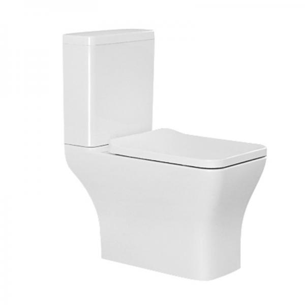Quality Sanitary Ware Two Piece Wc Closet 180mm P trap Soft closed for sale