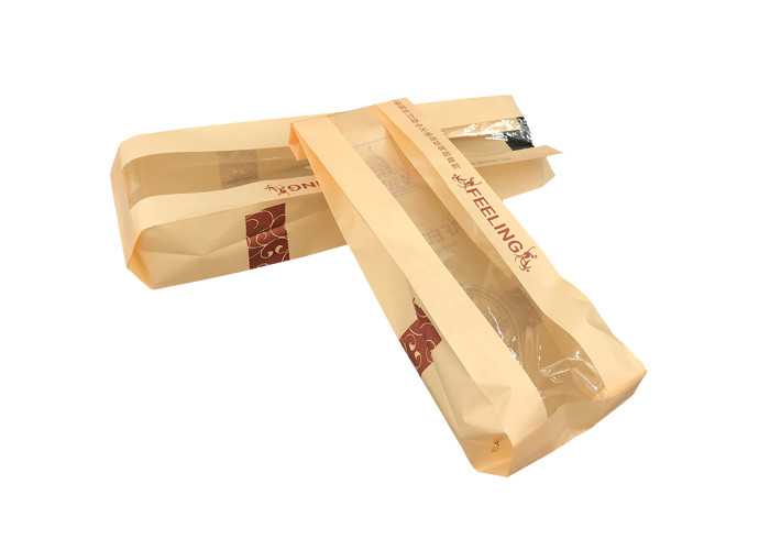 China Recyclable Kraft French Bread Baguette Bags Environmental Protection factory