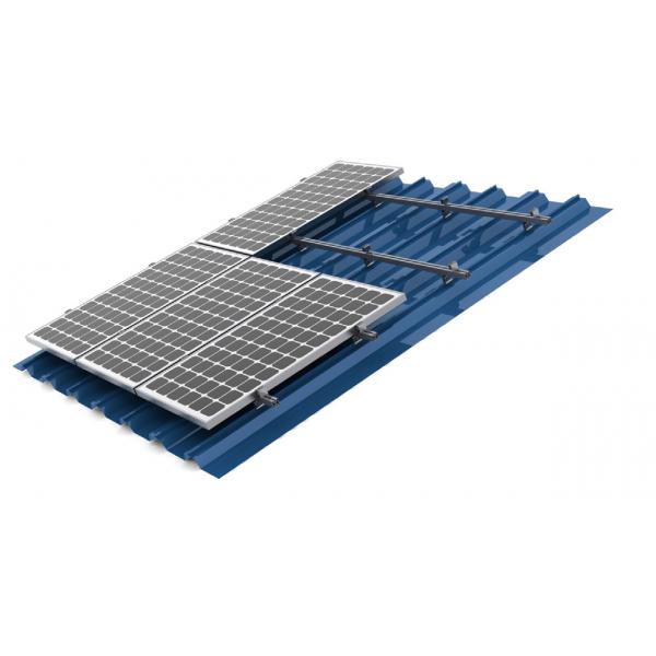 Quality Steel Sheet Solar Panel Roof Mounting Systems Industrial On Off Grid Type High Strength Alloy for sale