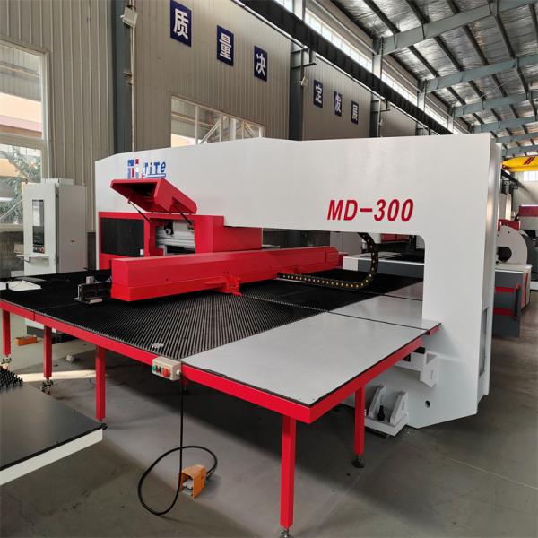 Quality 6.0mm Thickness CNC Turret Punching Machine 300KN CNC Sheet Metal Punching for sale