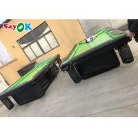 China Inflatable Bowling Game 0.9mm PVC Air Sealed Inflatable Pool Table With Stand factory