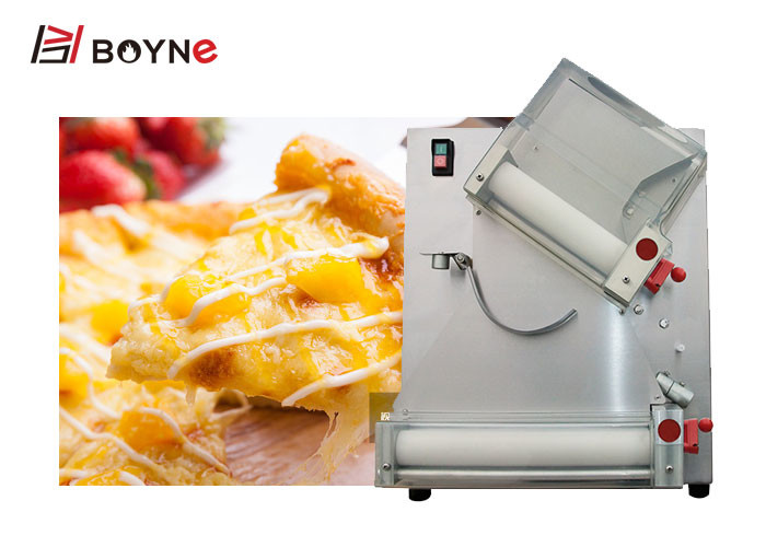 China 106rpm Pizza Dough Press Machine Stainless Steel 30cm Dough Roller factory