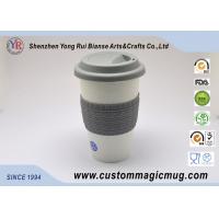 China Starbucks Shape Pottery Porcelain Double Wall Ceramic Mug / Cup Custom factory