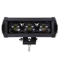 China LED light bar 8D 8 inch 30W, 2100LM spot light long lifetime work driving lamp IP68 waterproof with bracket for SUV... for sale