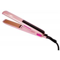 China Pink CE ROHS PTC Heater Flat Iron Hair Straightener factory