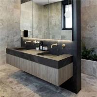 Quality Single Sink Vanity Mirror Solid Wood Bathroom Vanity OEM ODM for sale