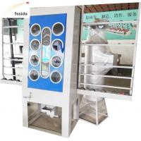 China Vertical Manual Glass Sandblasting Machine with CE Certification and Manual Spray Gun factory
