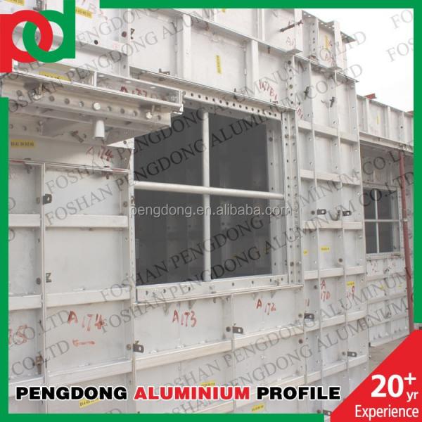 Aluminium Concrete formwork with ring-lock scaffolding system
