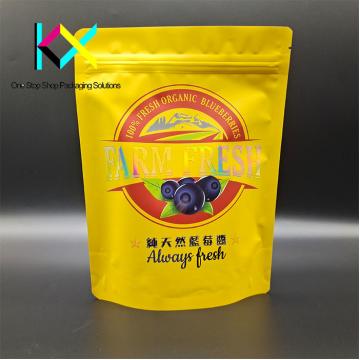 Quality Resealable Small Plastic Pouch Bags With Aluminum Foil And Spot UV Printed for sale
