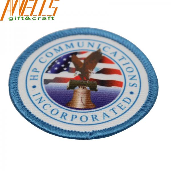 Quality Promotional Custom Sublimated Patches Cold Cut Hook And Loop Backing for sale