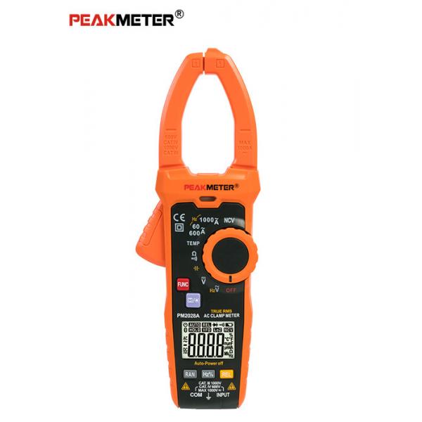 Quality True RMS AC Digital Clamp Tester , Digital Clamp Multimeter  Frequency And Resistance Tester for sale