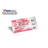 China Custom Round White Functional Candy Multi Mineral Sour Cherry Candy factory
