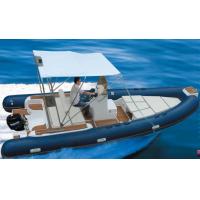 China Rigid Hull Inflatable Rib Boat Abrasion Resistance 600 Cm With Boat Trailer for sale