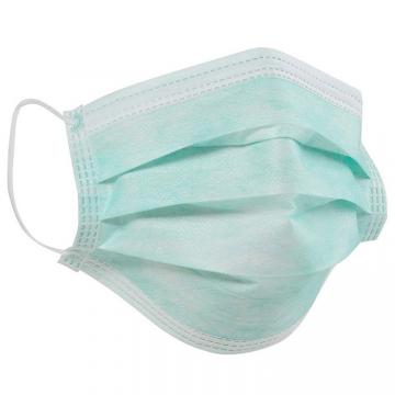 Quality High filtrationDisposable Face Mask , 3 Ply Disposable Green Pp Face Mask for sale