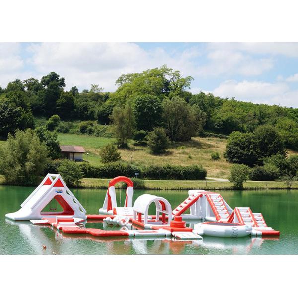 Quality Giant Inflatable Water Playground Theme Park For Lake , Sea Or Resort for sale