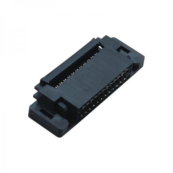 Quality Female Pin Header 2.54 Mm Two Piece Style Pbt Black Tray 1u Ce Socket for sale
