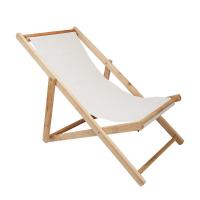 China Outdoor Camping Leisure Picnic Bamboo Chair Adjustable Wooden Chair Garden Folding Chair factory