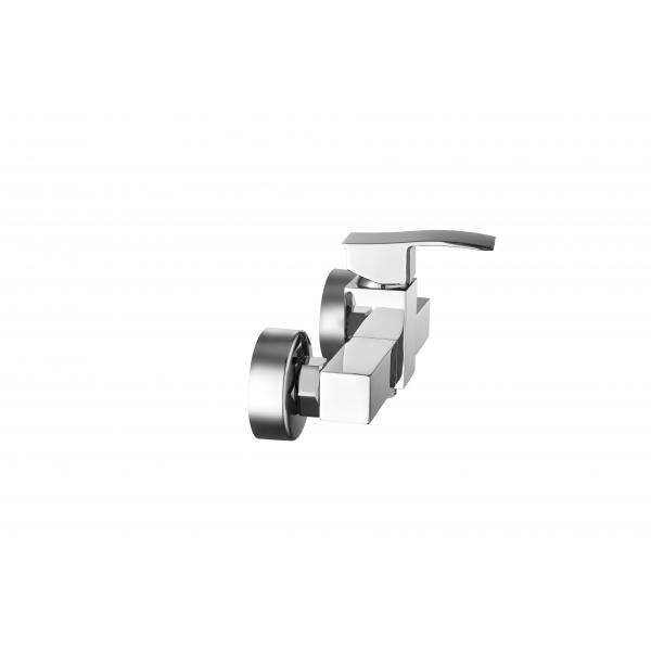 Quality Chrome Finish Wall Mounted Bath Taps And Shower Mixer Faucets for sale