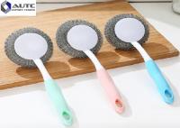 China Customized Descale Housekeeping Brushes Pot Stainless Steel Wire With Handle factory