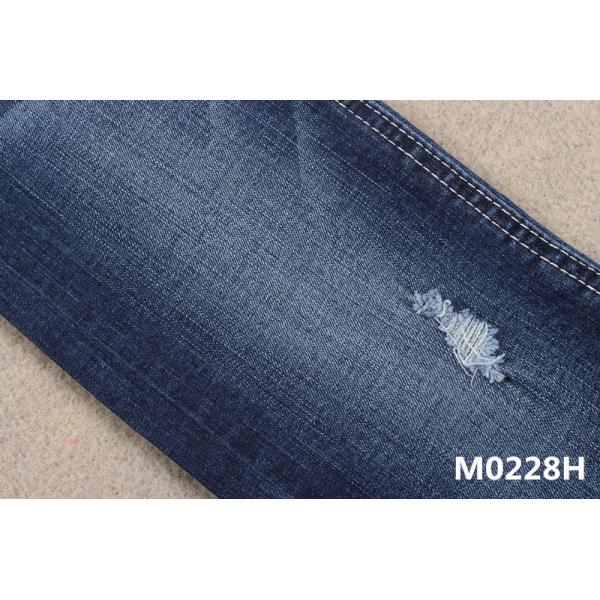Quality 1.5% Spandex 11oz Slub Cotton Rayon Stretch Crosshatch Denim Fabric For Jean for sale