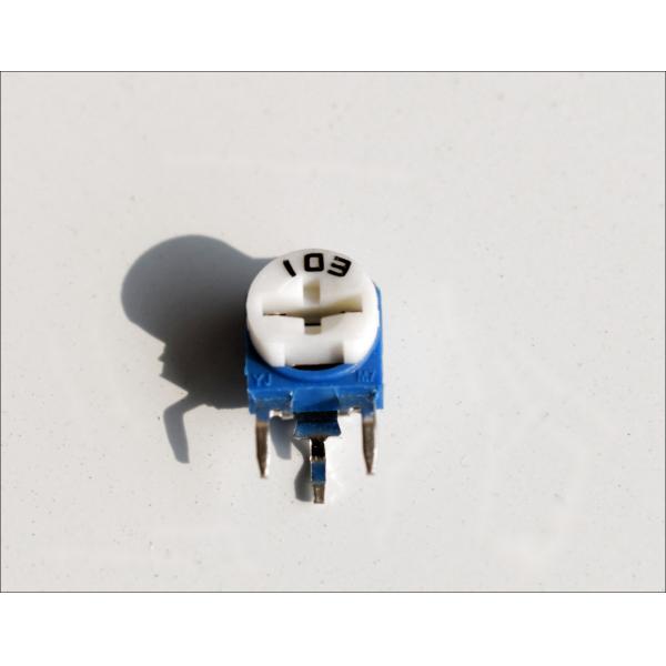 Quality Adjustable 10k Ohm Trimmer Potentiometer Vertical Type Carbon Film Technology for sale