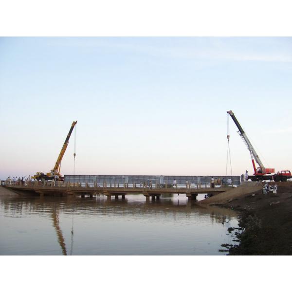 Quality Prefabricated Steel Girder Bridge Concrete Deck For Temporary for sale