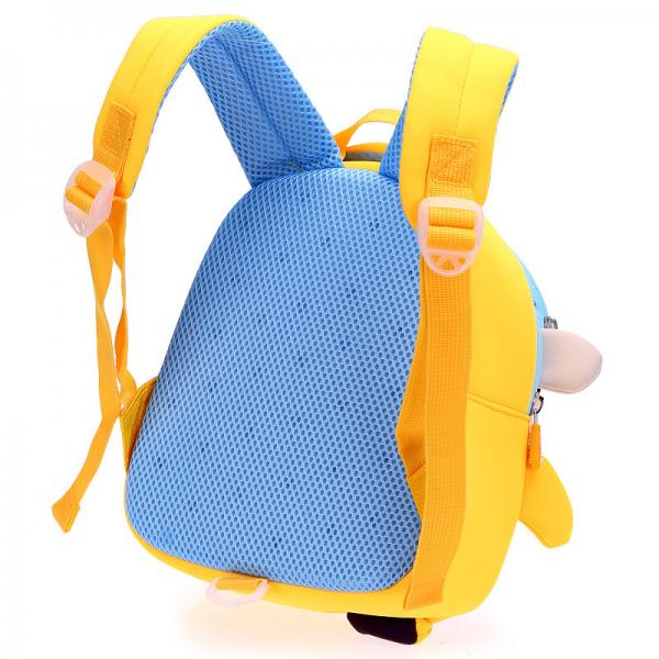 Quality Monkey Waterproof Kids Backpack Neoprene 3D Cute Cartoon Anti Lost Schoolbags 2 for sale
