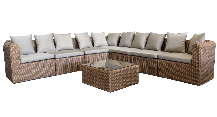 China Outdoor rattan furniture modular sectional sofa set  --YS5739 for sale