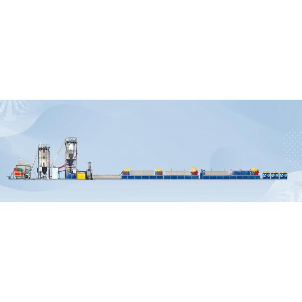 Quality Single Screw 3pcs PET Strap Extrusion Line Strapping Roll Manufacturing Machine for sale