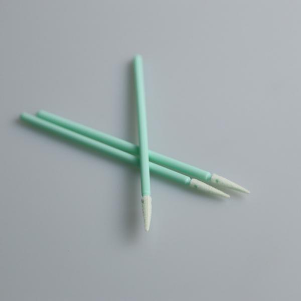 Quality Dust Free Cleanroom Cotton Bud Swab Pointed Tip Electronic Cleaning Swabs Foam for sale