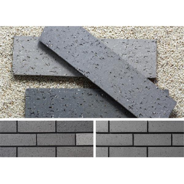Quality Outside Decorative Brick Veneer Wall Panels Clay Wall Building Material With Rough Surface for sale