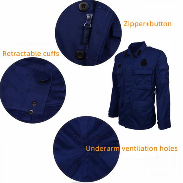 Quality Security 35% Cotton Twill Military Combat Uniform Anti Scratch for sale