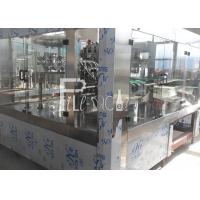 China PET Plastic Glass 3 In 1 Monobloc Sparkling Water Wine Bottle Filling Machine / Equipment / Line / Plant / System factory