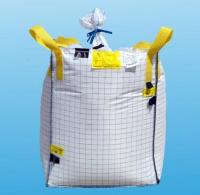 Buy cheap Top Bottom Spout Type D FIBC , inflammable powder 1 ton Jumbo bags from wholesalers