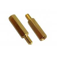 Quality M3 X 8 + 6mm Hex Brass Standoff Screw Electronic Fasteners For PCB Spacer for sale