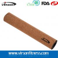 China Ningbo Virson eco yoga mat,cork yoga mat,leather yoga mat. cork TPE yoga mat factory