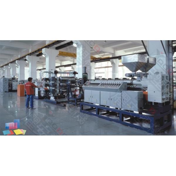 Quality PE PP PS ABS Plastic Sheet Extrusion Machine For File Folder / Lamp Shade for sale