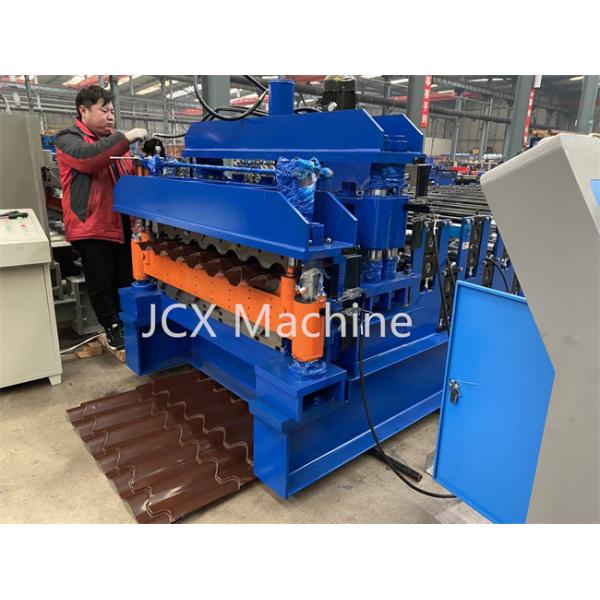 Quality Full Automatic Double Layer Roll Forming Machine PLC Control Hydraulic Cut Device for sale
