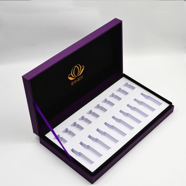 Quality CCNB Skin Beauty Cardboard Cosmetic Box Rigid Kit With Customized Cutouts EVA for sale