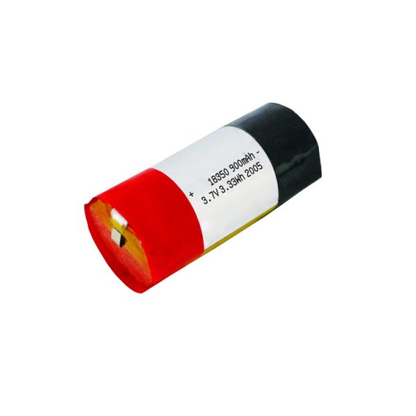 Quality 3.7V Lipo 10C Rechargeable 18350 Battery 900mAh For E Cigarette for sale