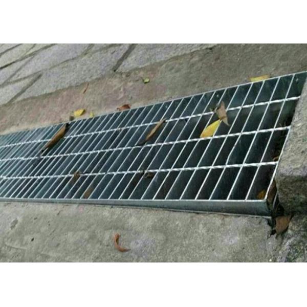 Quality Hot Dip Galvanized Grating Trench Cover , Trench Grates For Driveways for sale