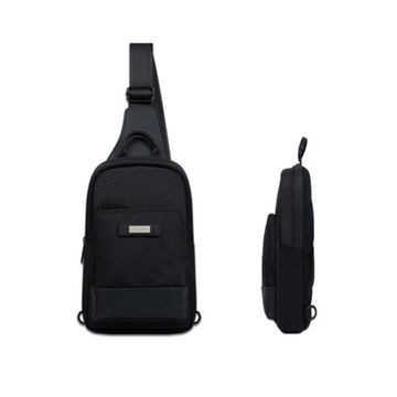 Quality 10'' Unisex Sling Bag Daypack Messenger With Black Grey Color for sale
