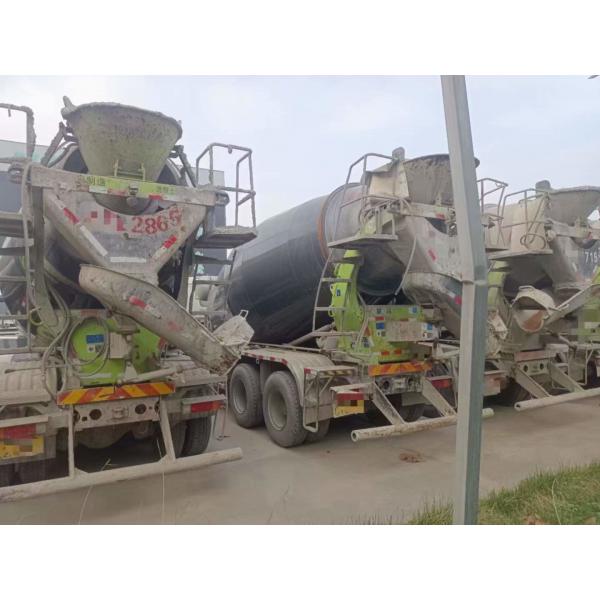 Quality Zoomlion HOWO Used Concrete Mixer Truck Second Hand 6.87L Engine Displacement for sale