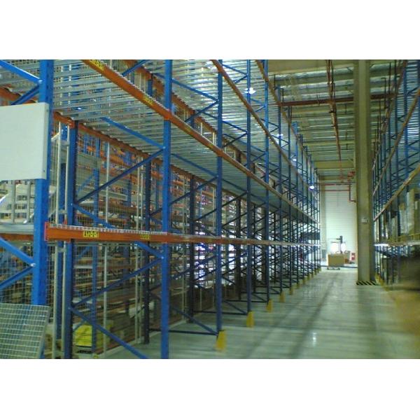 Quality Heavy Duty Sheet Metal Pallet Warehouse Racking 1000 - 10000mm Length for sale
