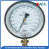 China Dial Face Zero Adjustment Precision Pressure Gauge With Phosphor Bronze Tube factory