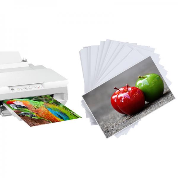 Quality High Definition A6 Glossy Paper , RC Satin Photo Paper 260gsm For Albums for sale