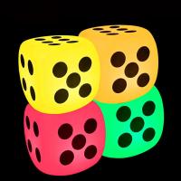 China Illuminated Outdoor LED Cube Light Dice Style 15cm 20cm 30cm IP65 Waterproof For Outdoor Events factory