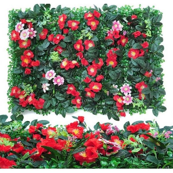 Quality Outdoor Aesthetics Artificial Daisy Bouquet Fake Floral Wall Panels Plant for sale